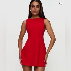 Princess Polly Anse Mini Dress Red